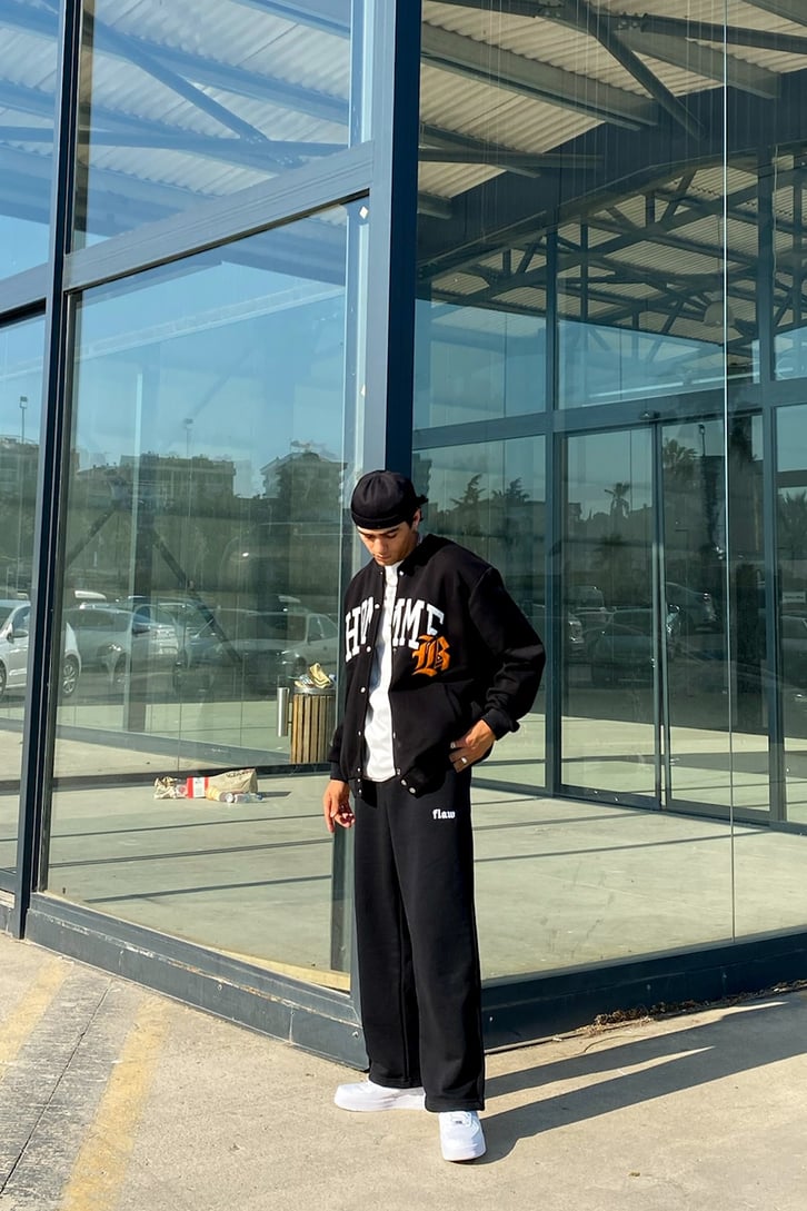 Flaw Atelier Nakışlı Relaxed Fit Eşofman Altı