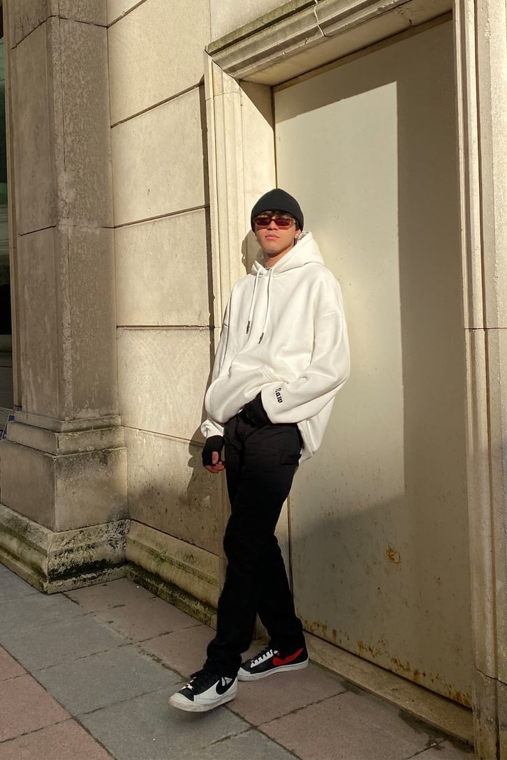 Flaw Atelier Oversize Snow White Premium Hoodie