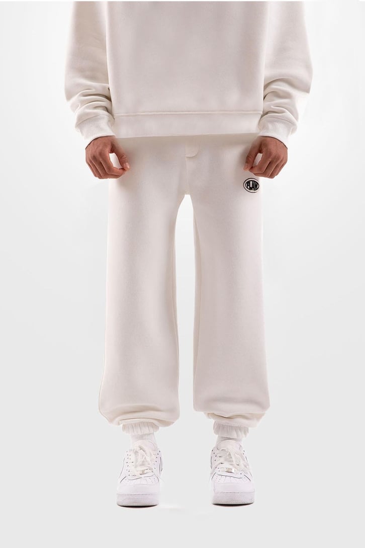 Flaw Atelier Relax Fit Basic Ekru Jogger Eşofman Altı