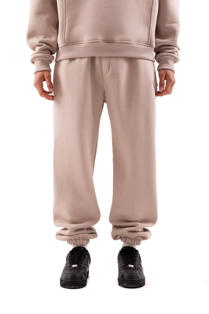 Flaw Atelier Relax Fit Basic Gri Melanj Jogger Eşofman Altı