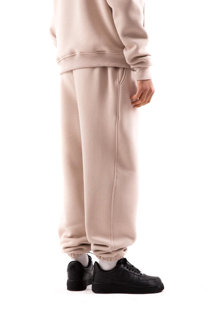Flaw Atelier Relax Fit Basic Gri Melanj Jogger Eşofman Altı