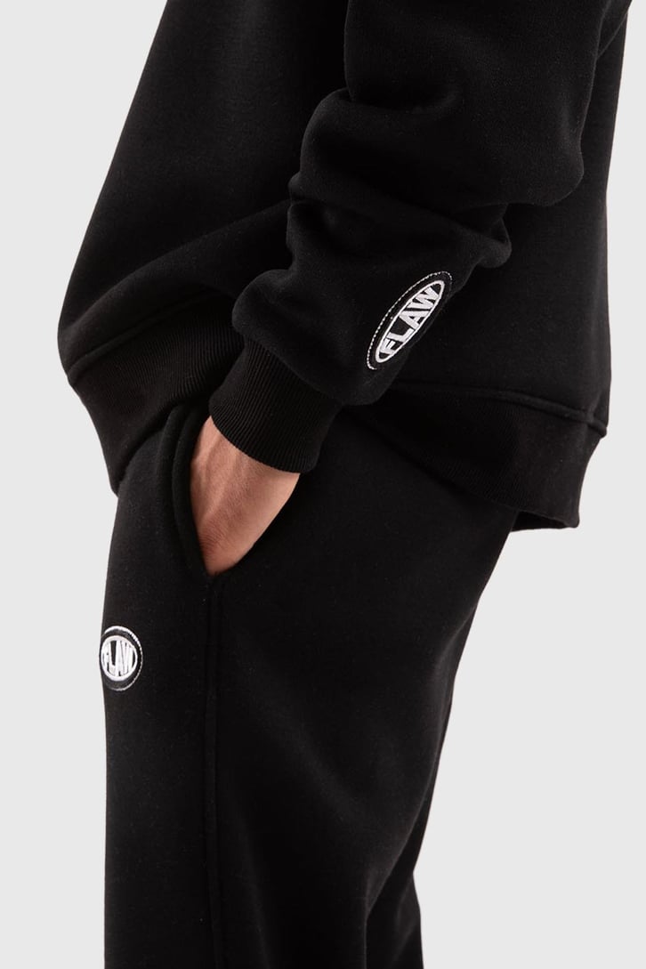 Flaw Atelier Relax Fit Basic Siyah Jogger Eşofman Altı