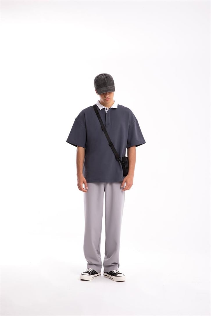 Flaw Atelier Relax Kumaş Gri Pantolon