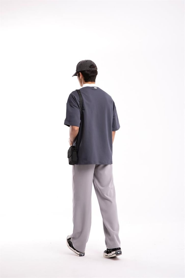 Flaw Atelier Relax Kumaş Gri Pantolon
