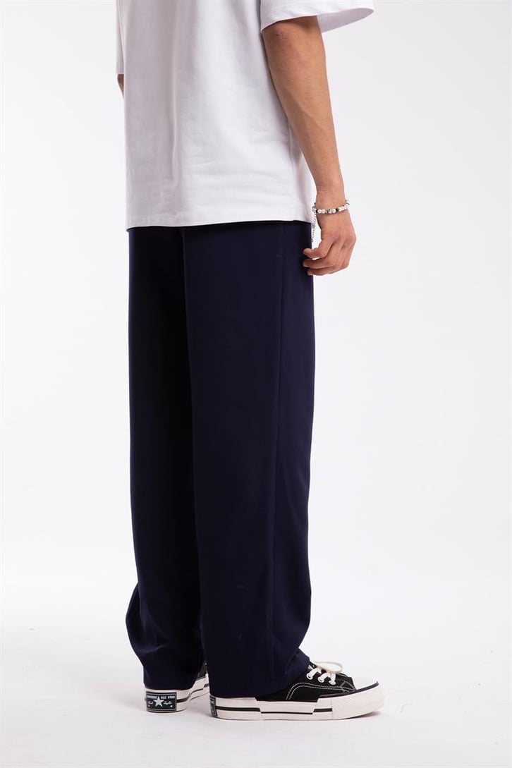 Flaw Atelier Relax Kumaş Lacivert Pantolon