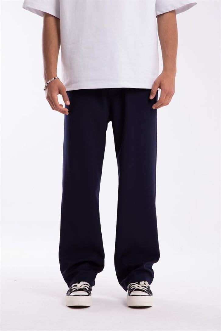 Flaw Atelier Relax Kumaş Lacivert Pantolon
