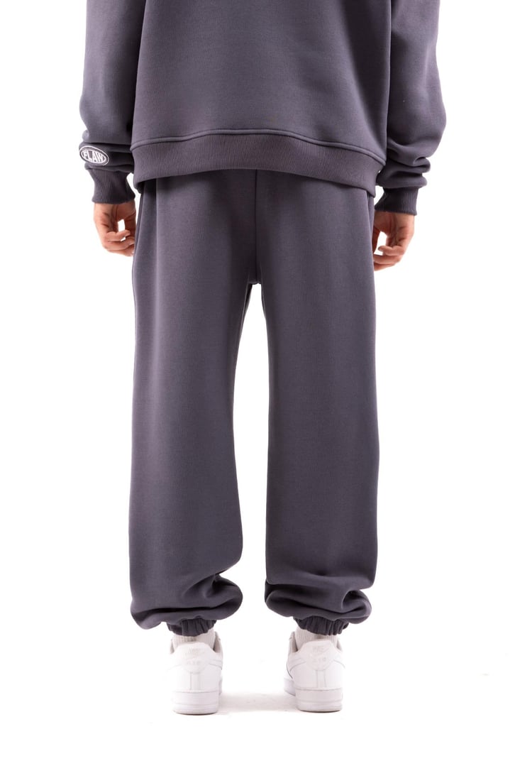 Flaw Atelier Relax Oversize Basic Antrasit Jogger Eşofman