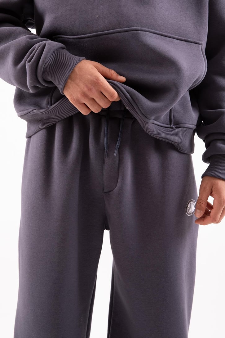 Flaw Atelier Relax Oversize Basic Antrasit Jogger Eşofman