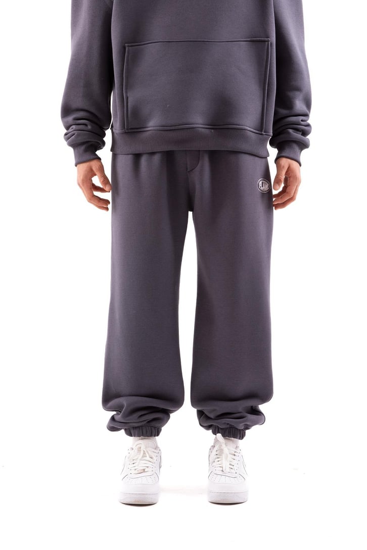 Flaw Atelier Relax Oversize Basic Antrasit Jogger Eşofman