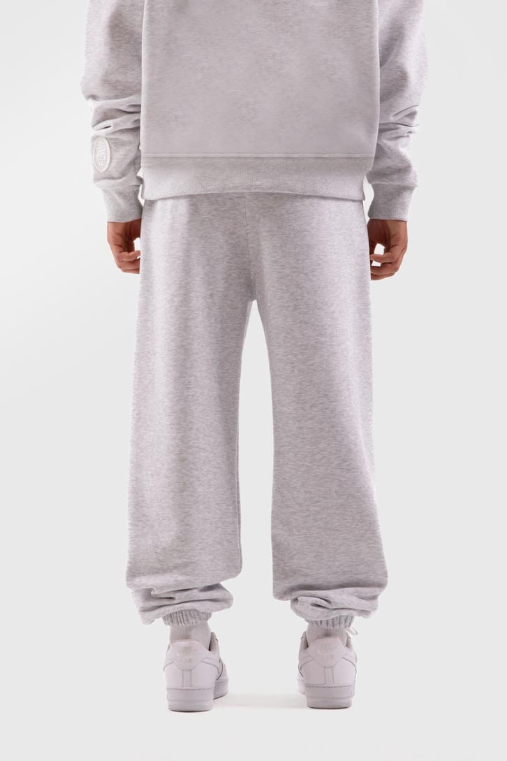 Flaw Atelier Relax Oversize Basic Gri Melanj Jogger Eşofman