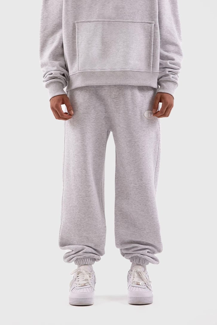 Flaw Atelier Relax Oversize Basic Gri Melanj Jogger Eşofman