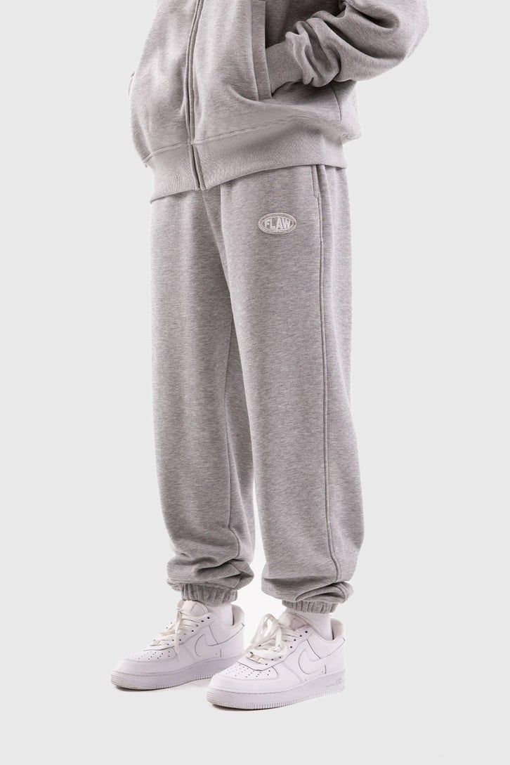 Flaw Atelier Relax Oversize Basic Kar Melanj Jogger Eşofman