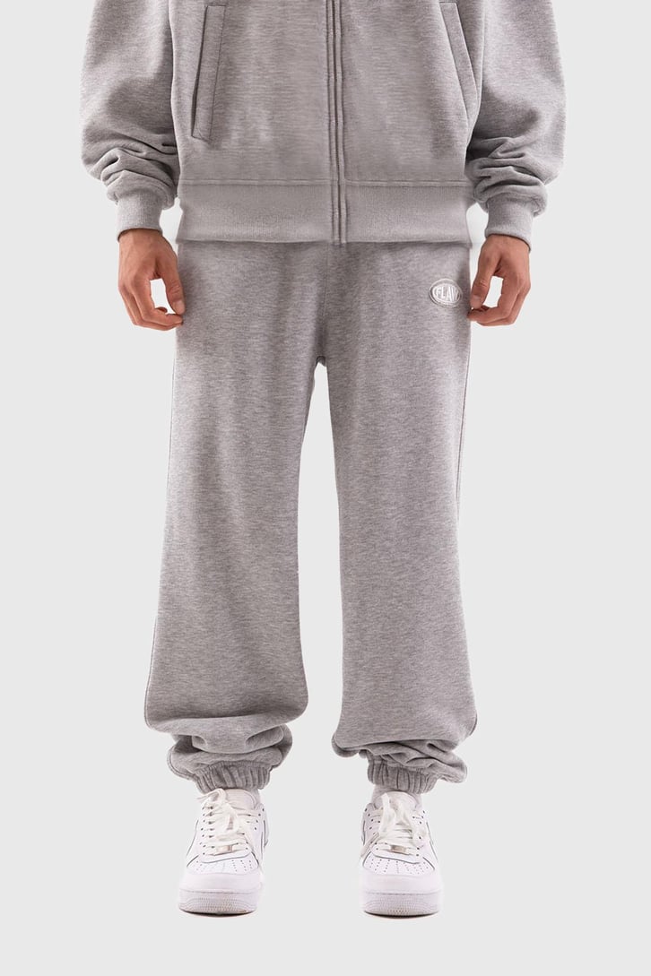 Flaw Atelier Relax Oversize Basic Kar Melanj Jogger Eşofman