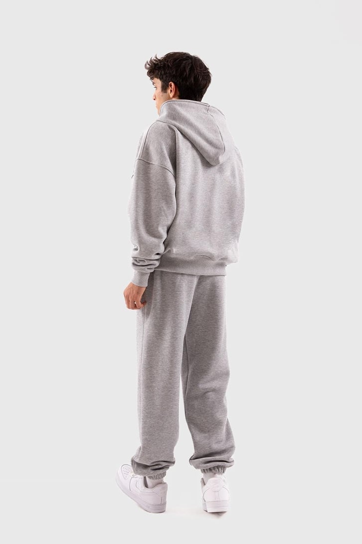 Flaw Atelier Relax Oversize Basic Kar Melanj Jogger Eşofman