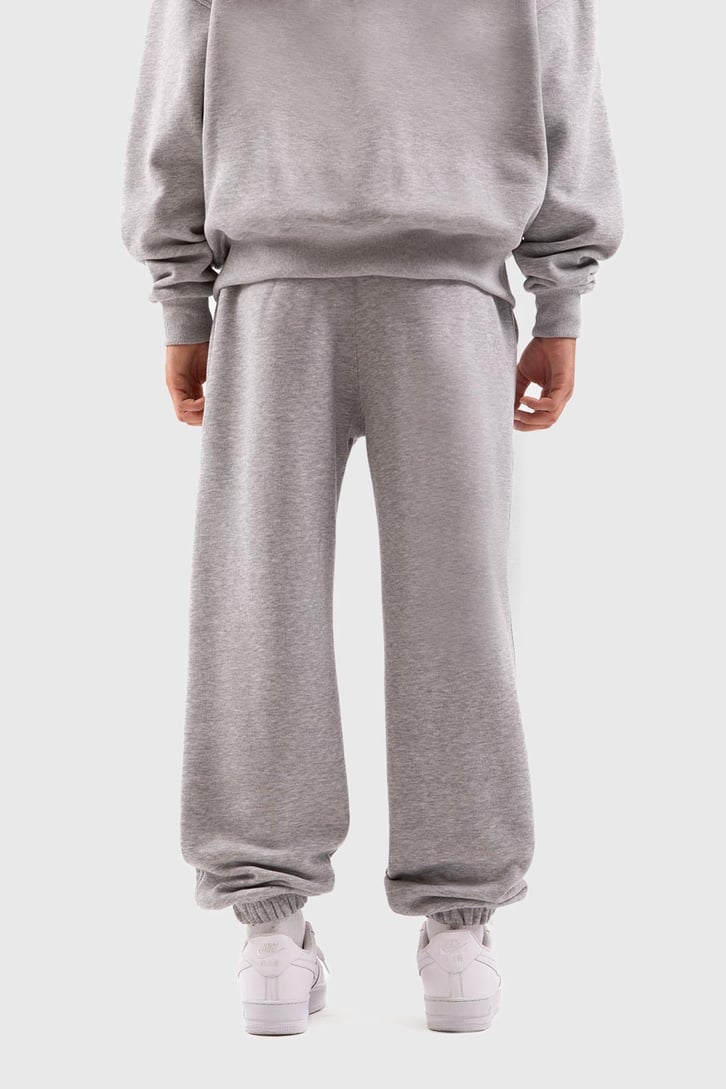 Flaw Atelier Relax Oversize Basic Kar Melanj Jogger Eşofman
