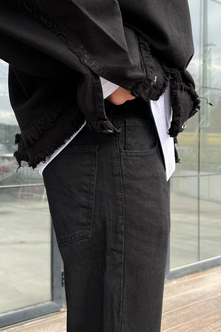FLAW ATELIER Special Edition Siyah Regular Fit Jean