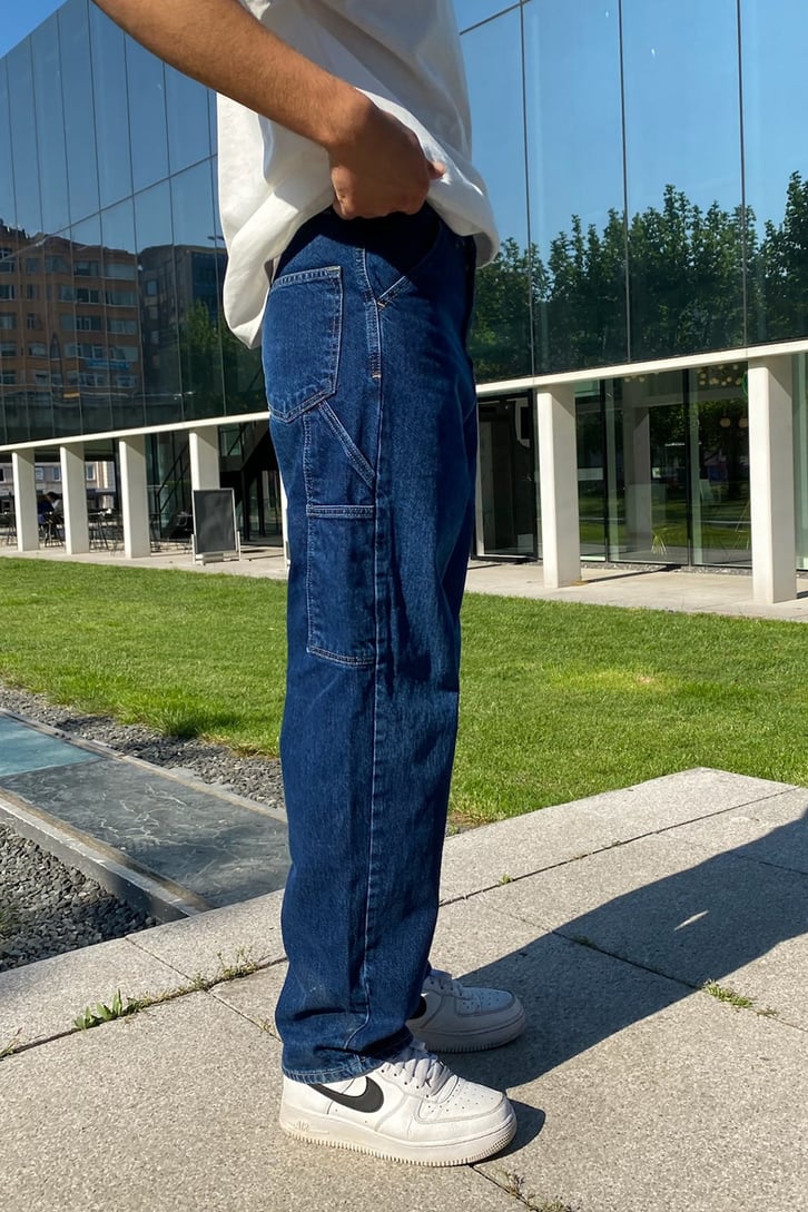 Flaw Atelier Urban Culture Navy Blue Extra Baggy Jean