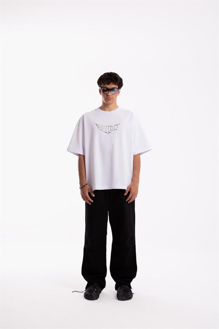 Flaw Cult Hologram Puff Print Oversize Tshirt