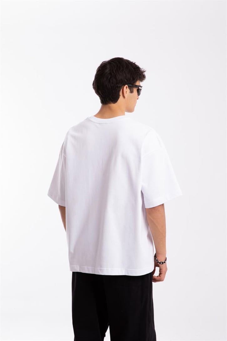 Flaw Cult Hologram Puff Print Oversize Tshirt
