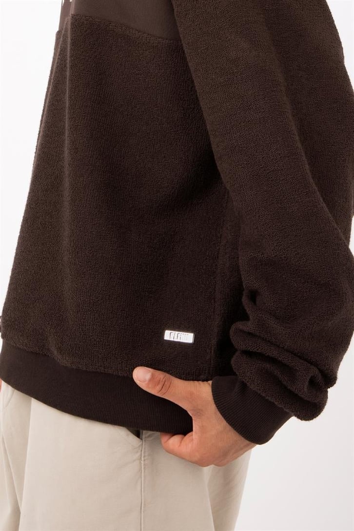 Flaw Culture - Germany Sample Baskılı Yeşil Oversize Sweatshirt