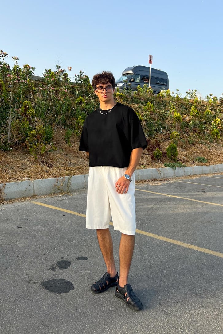 FlawCult Nakışlı Oversize Tişört