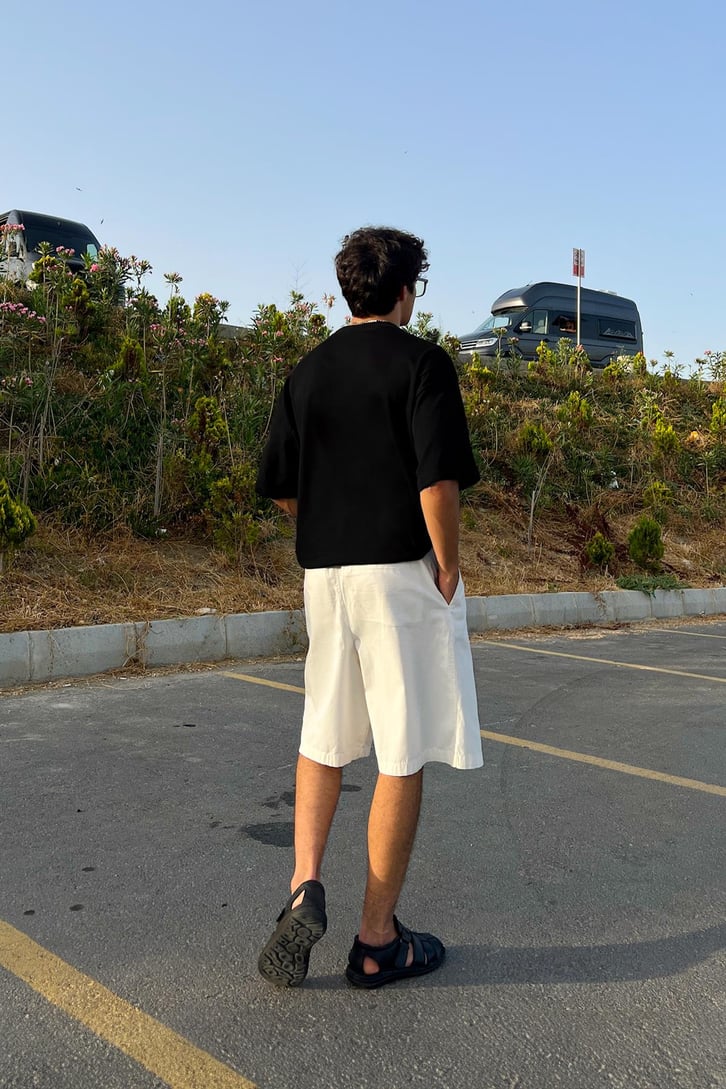 FlawCult Nakışlı Oversize Tişört