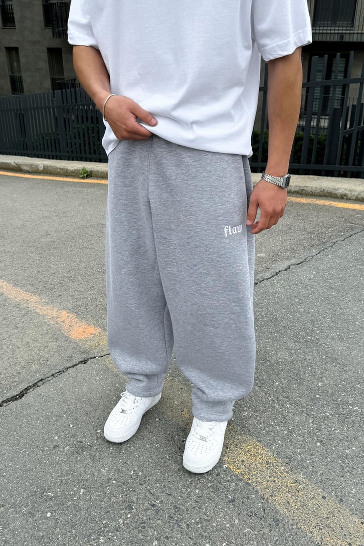 Flex Tech Oversize Gri Melanj Eşofman
