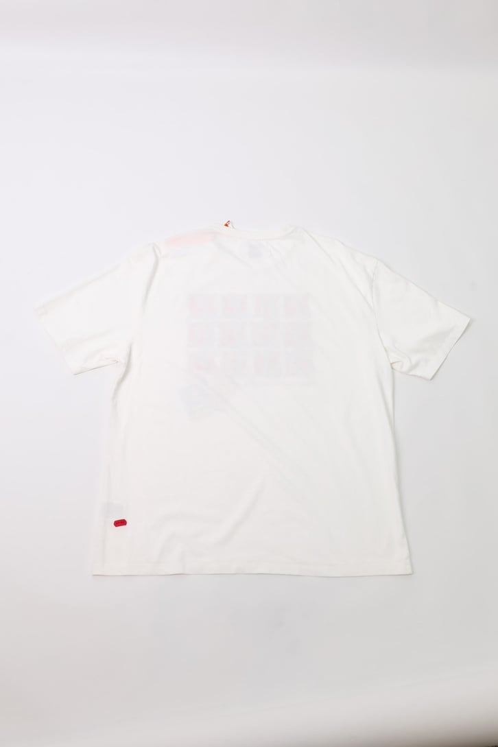 Free Your Mind Baskılı Beyaz Oversize Tshirt