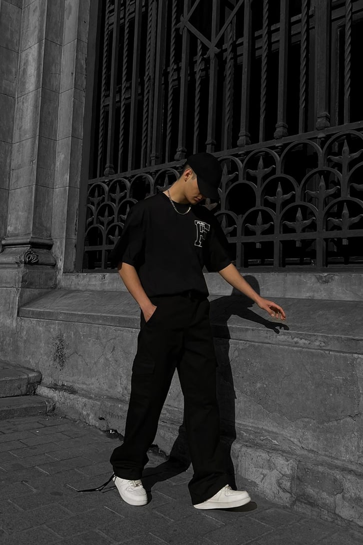 Fubu Baskılı Oversize Tshirt