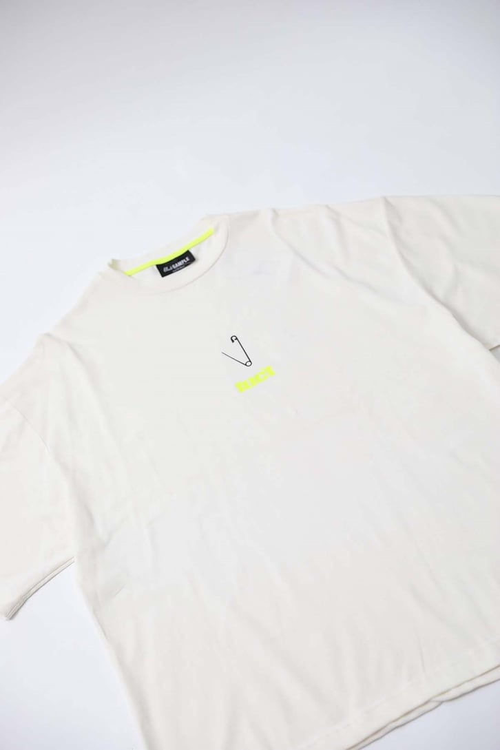 Fuct Baskılı Krem Oversize Tshirt
