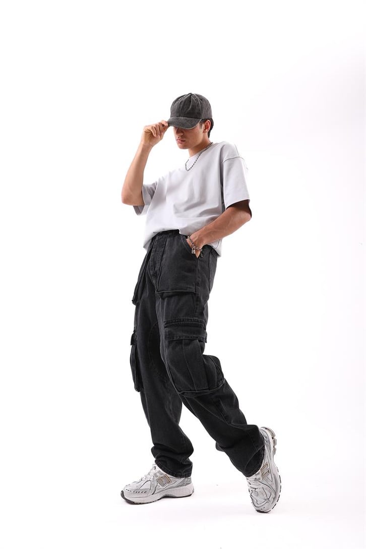 Full Pocket Baggy Pantolon