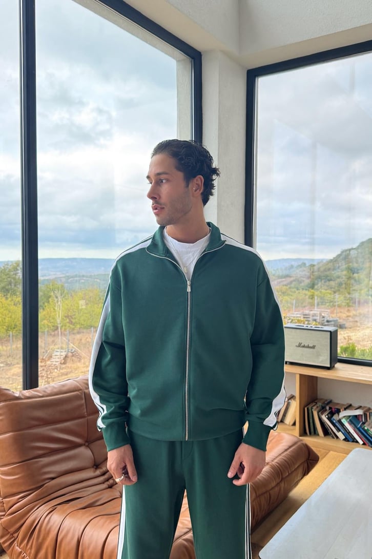 Full Zip Biyeli Sweatshirt