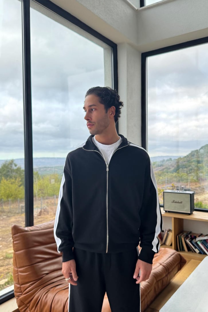 Full Zip Biyeli Sweatshirt