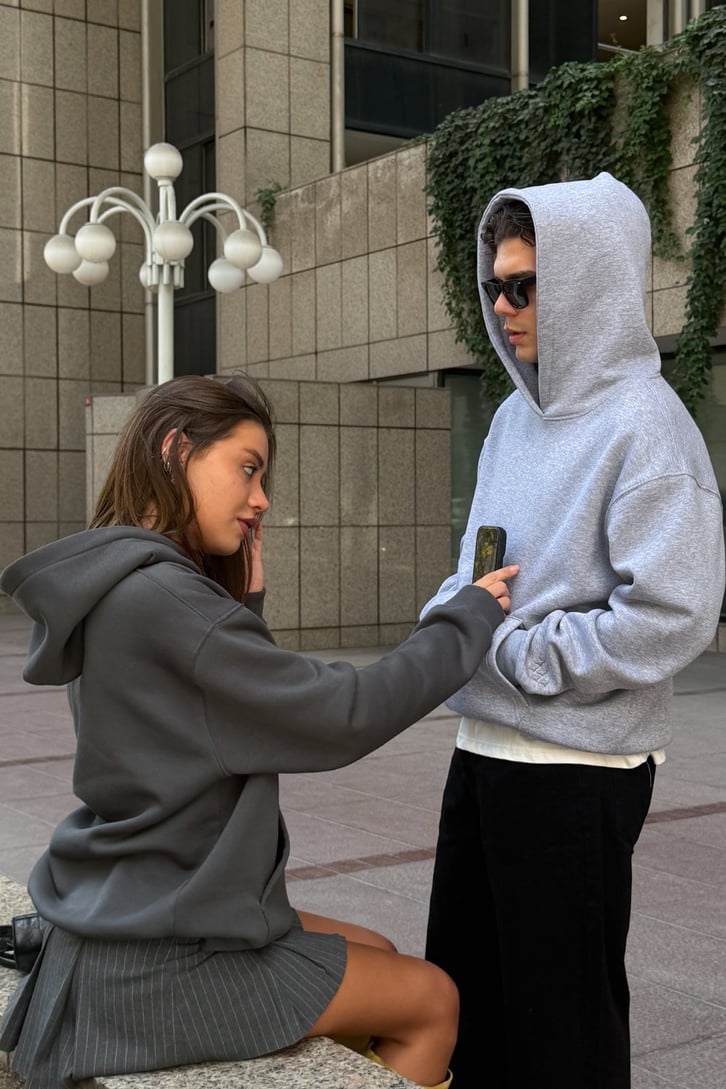 FW Star Cool Puff Relax Fit Hoodie