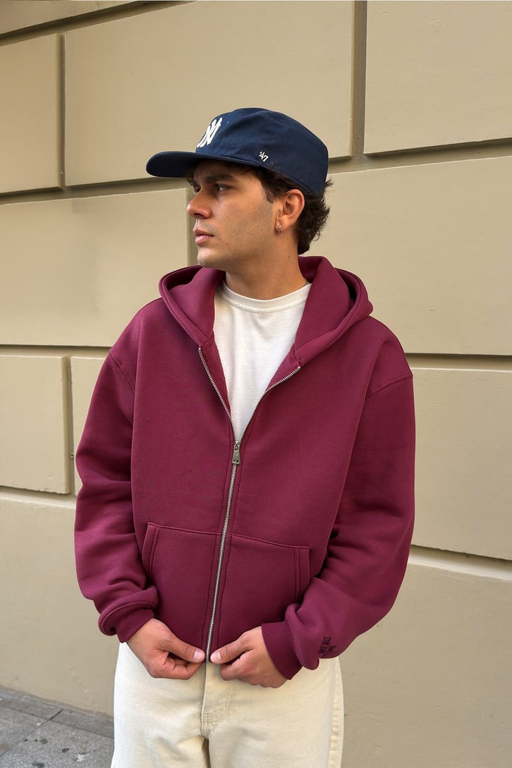FW Star Relax Fit Zip Hoodie