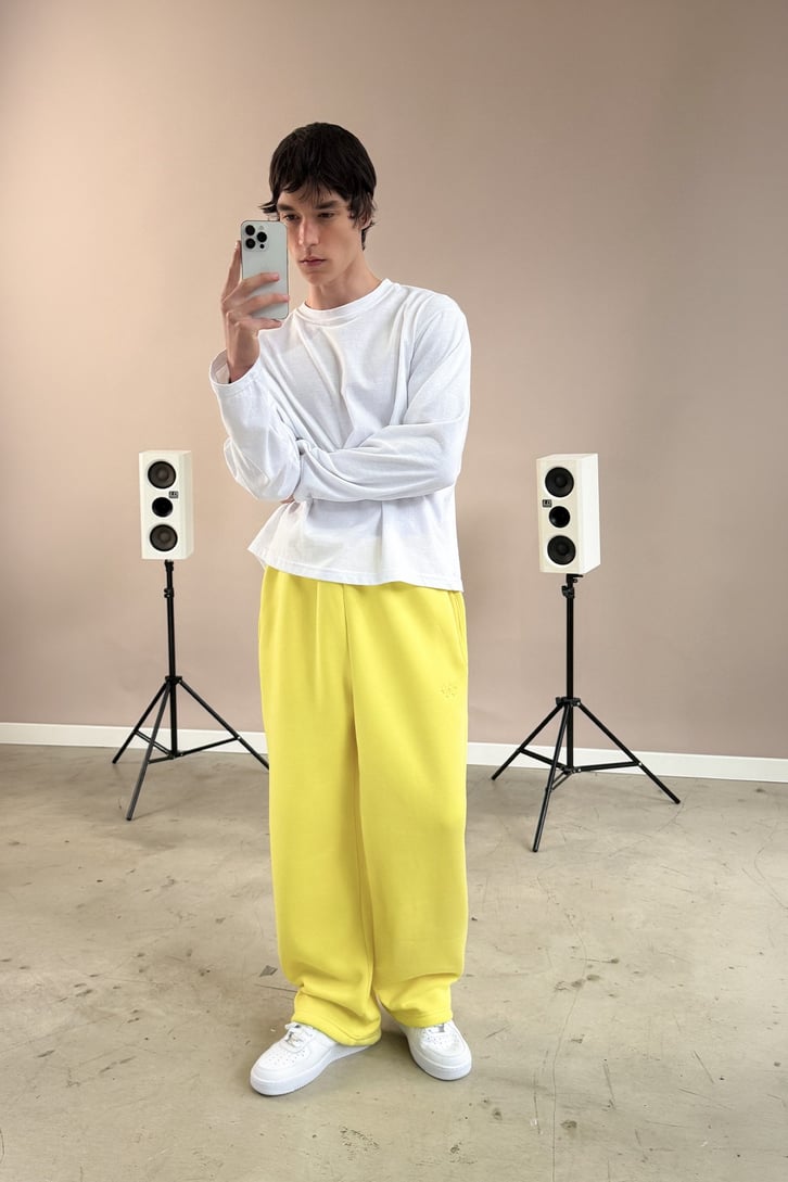 FW Star Toggle Cuff Baggy Sweatpants