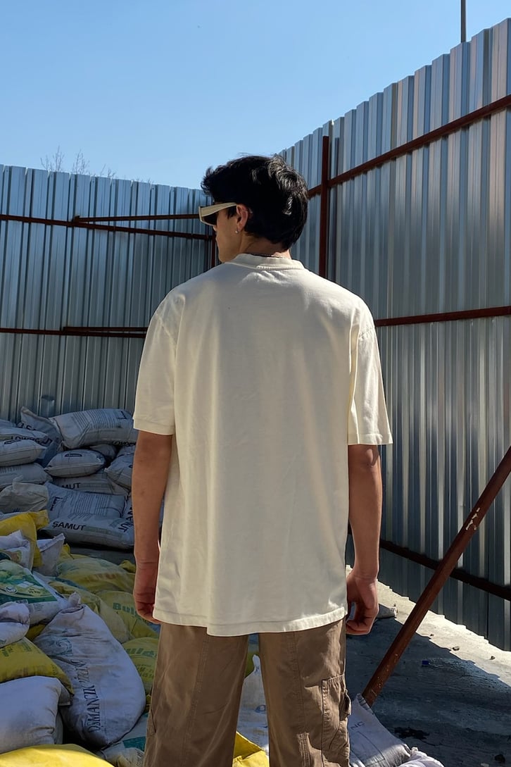 Georgia Nakış Detay Oversize Tshirt