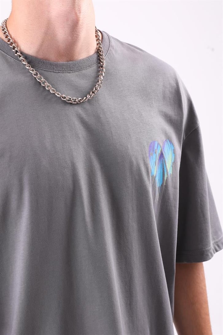 Get Shit Done Baskılı Oversize Tshirt