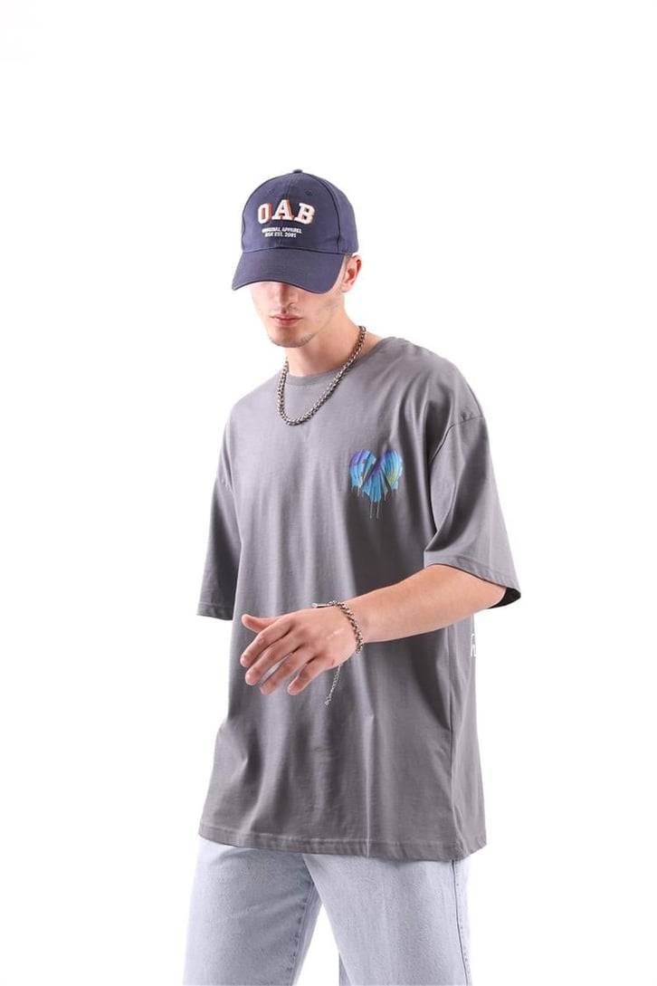 Get Shit Done Baskılı Oversize Tshirt