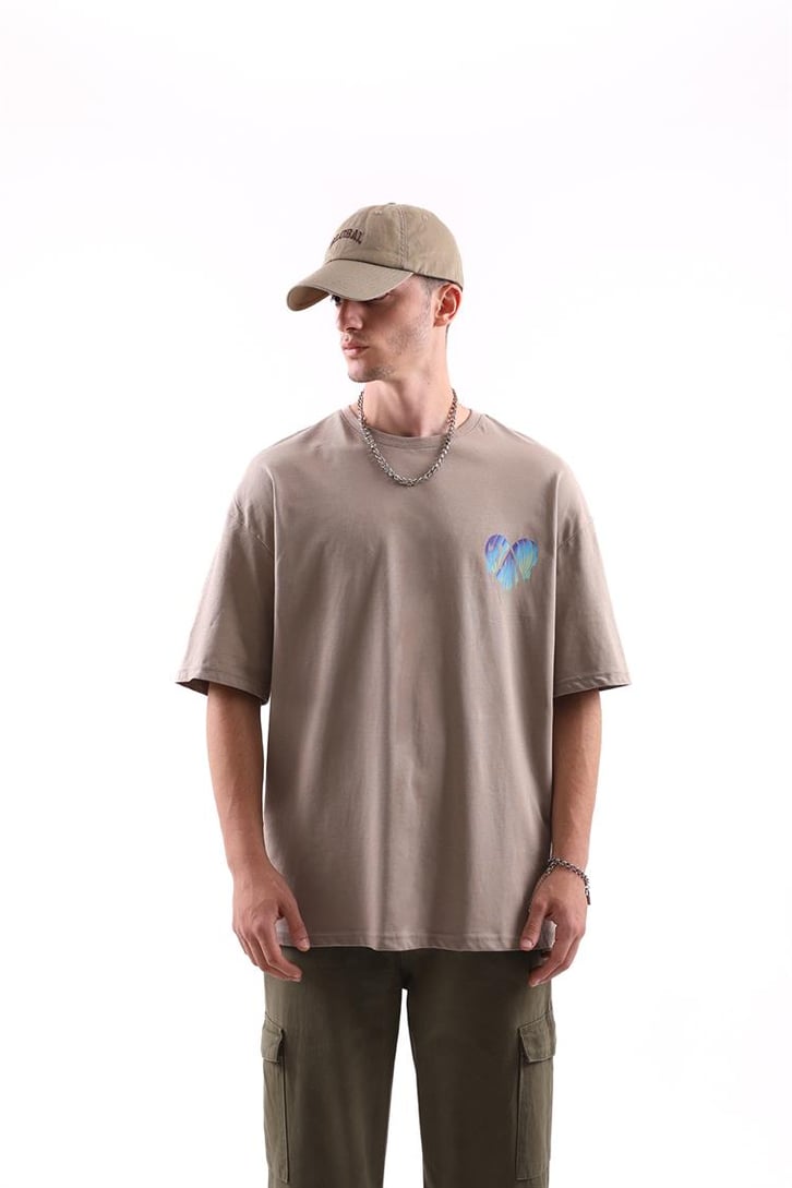 Get Shit Done Baskılı Oversize Tshirt