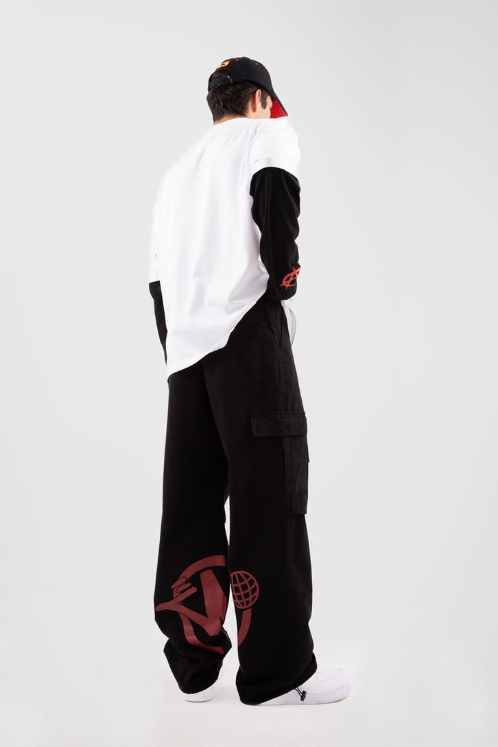 Ghost Girl Baskılı Beyaz Long Sleeve Tişört