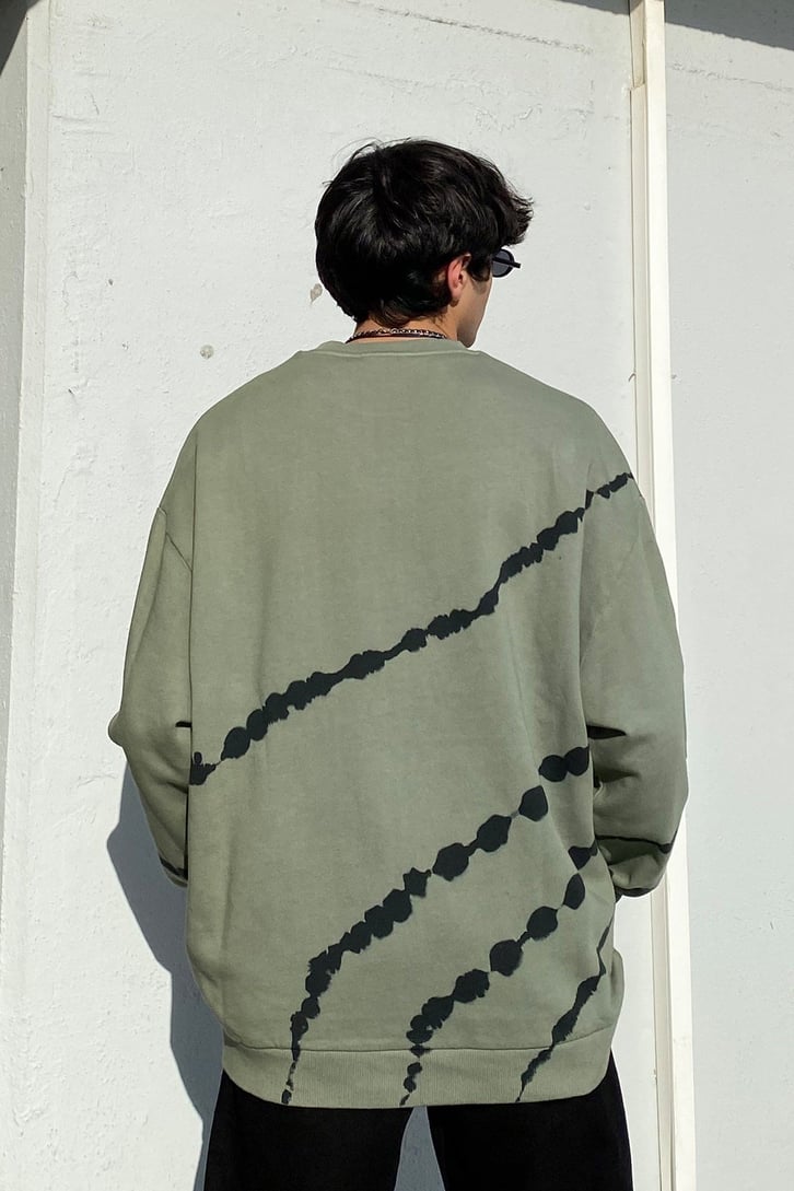Good Times Oversize Printed Premium Sweatshirt
