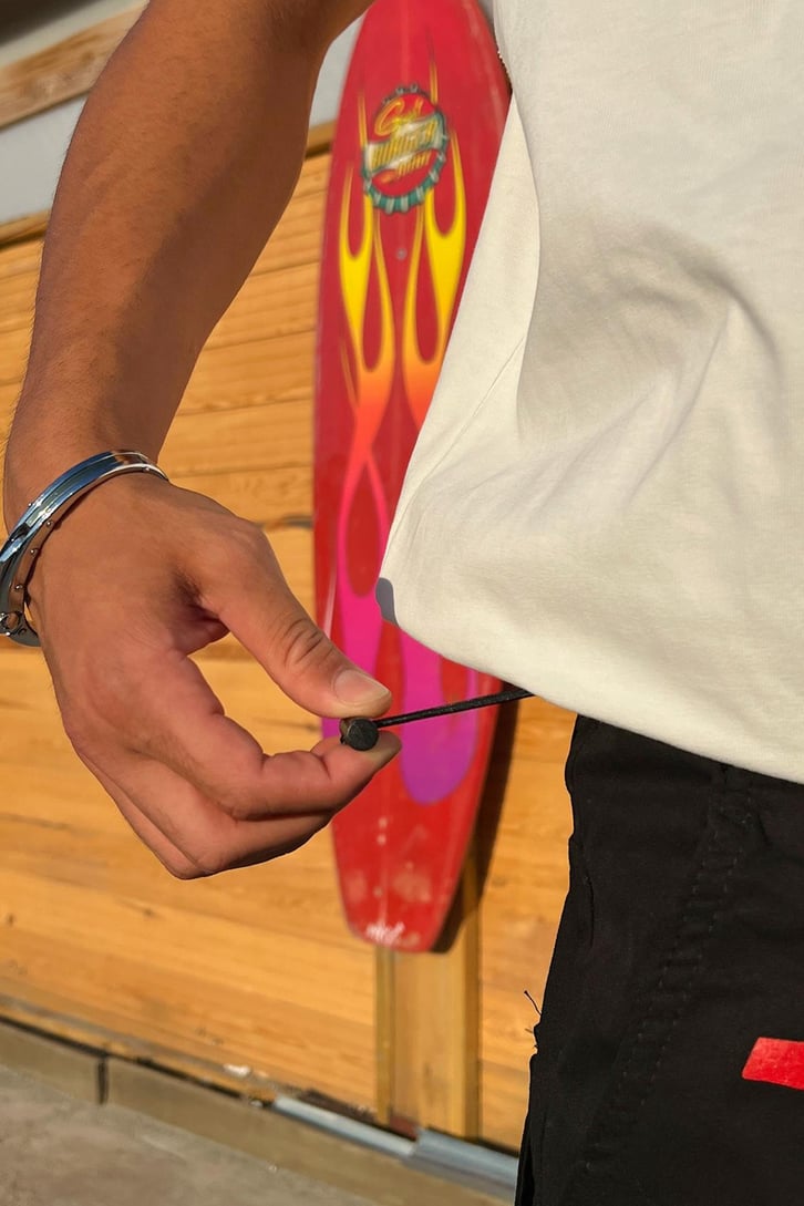 Graffiti Baskılı Baggy Şort