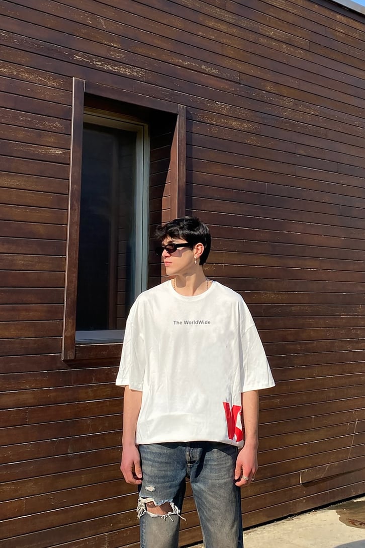 Graffiti Paint Oversize Printed Tee