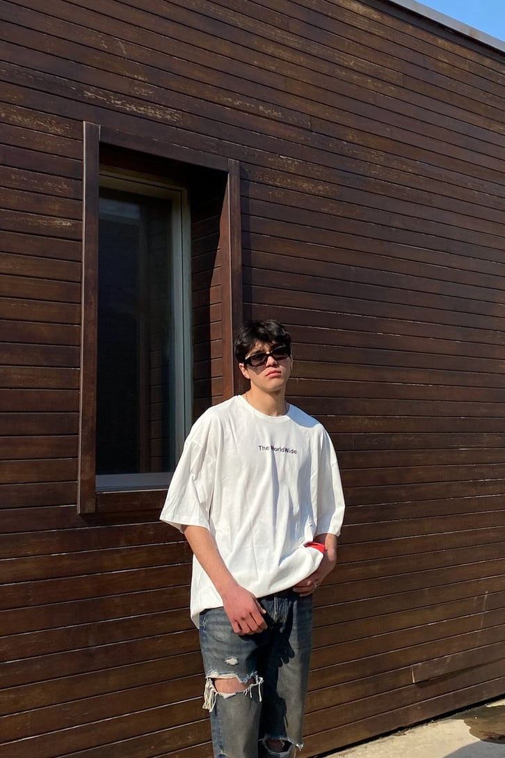 Graffiti Paint Oversize Printed Tee