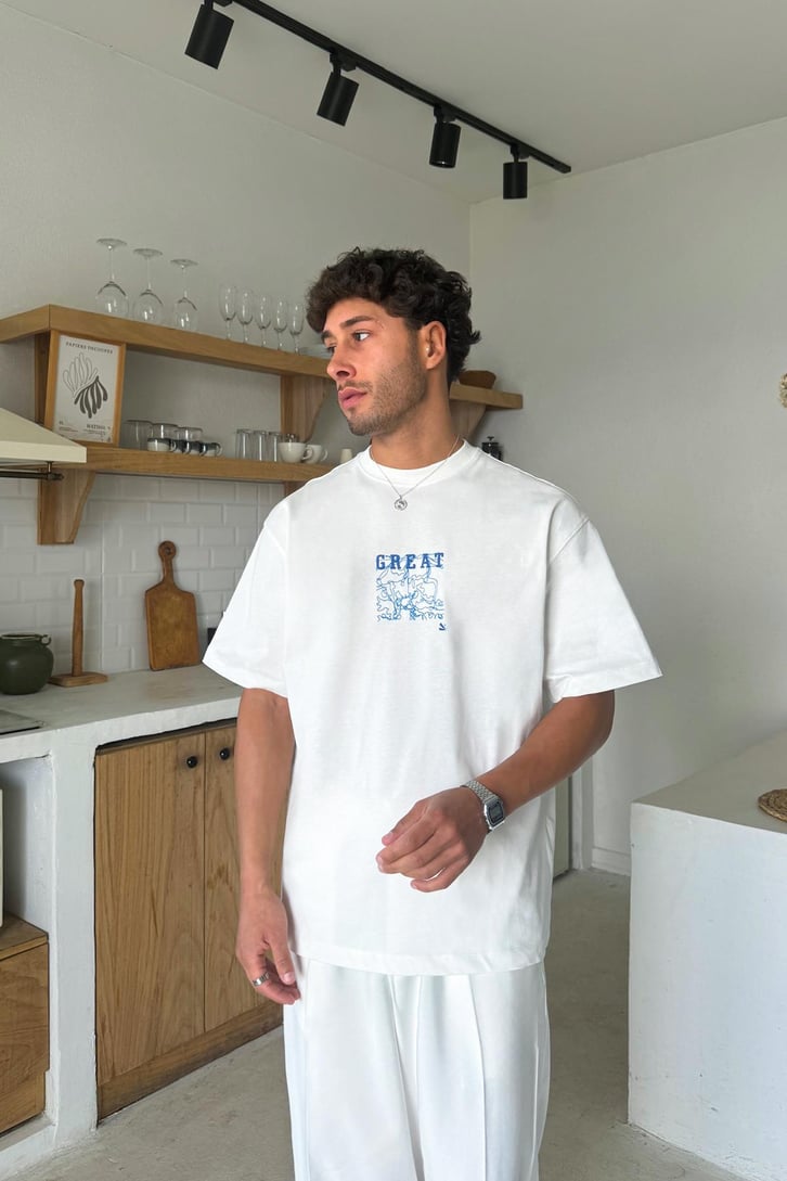 Great Baskılı Tişört
