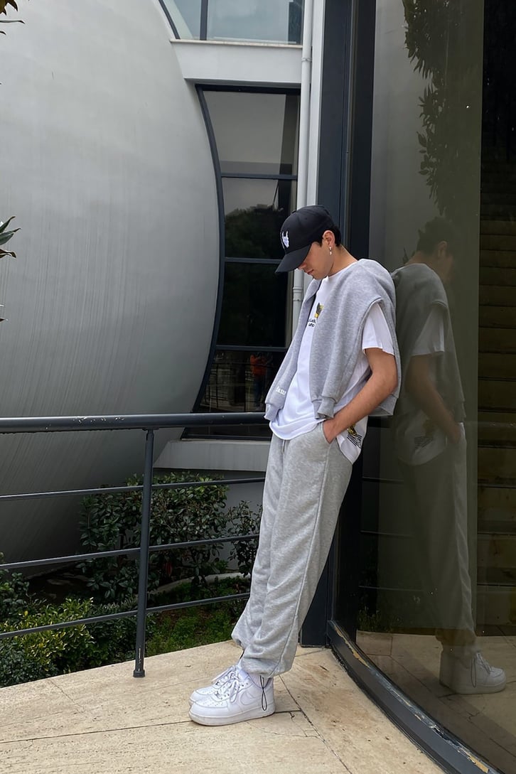 Grimelanj Ayarlanabilir Paça Oversize Sweatpant