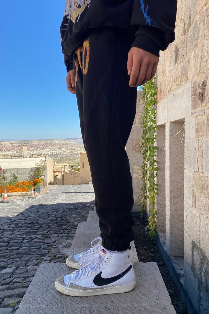 GÜL BASKILI OVERSIZE EŞOFMAN TAKIMI