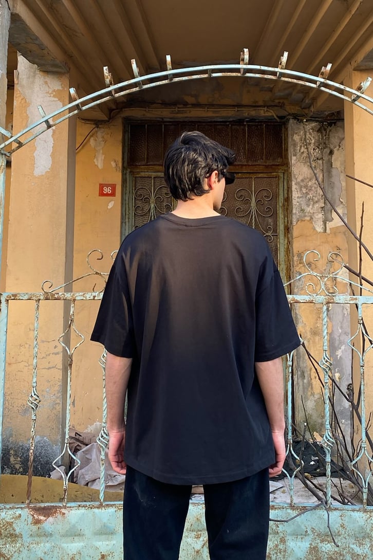 Guns Guard Oversize  Tshirt