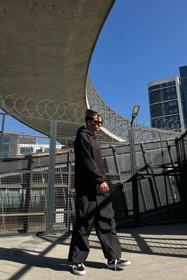 Half-Zip Oversize Sweatshirt